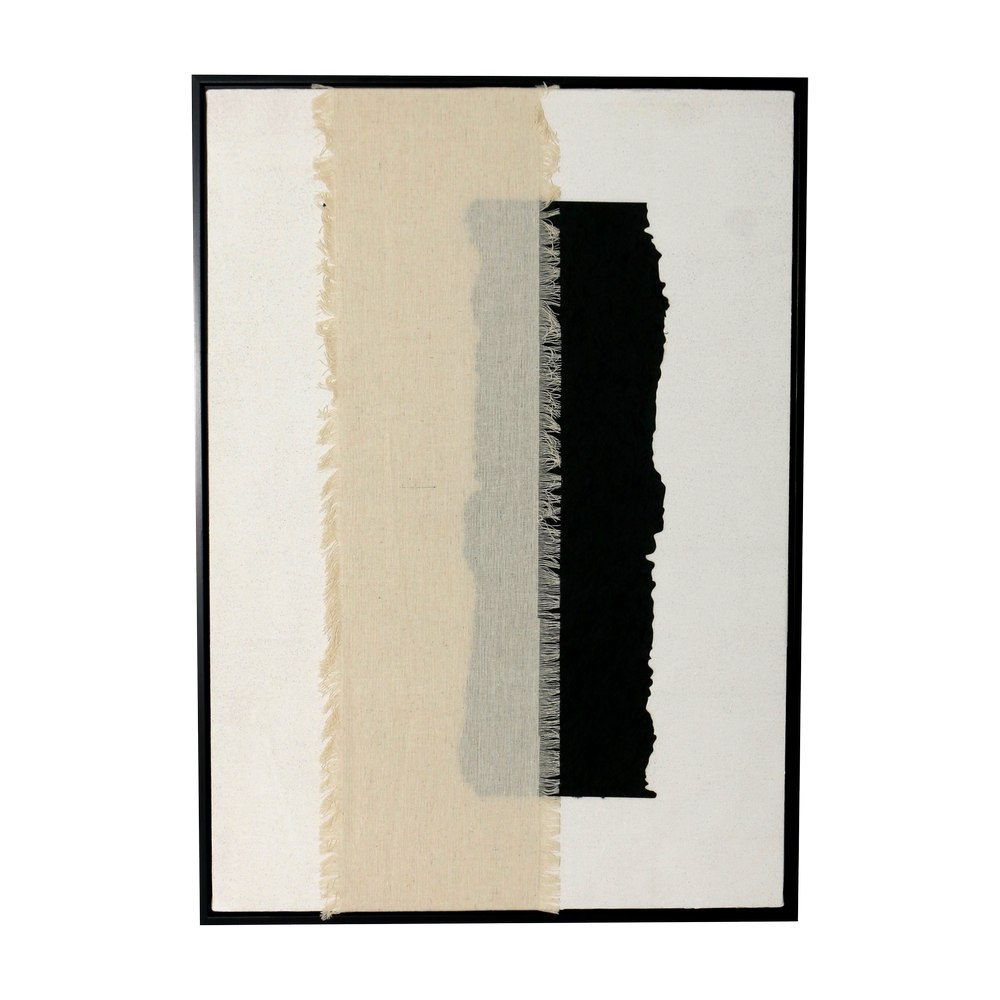 Cuadro decorativo lineal blanco negro 50x70cm surtido