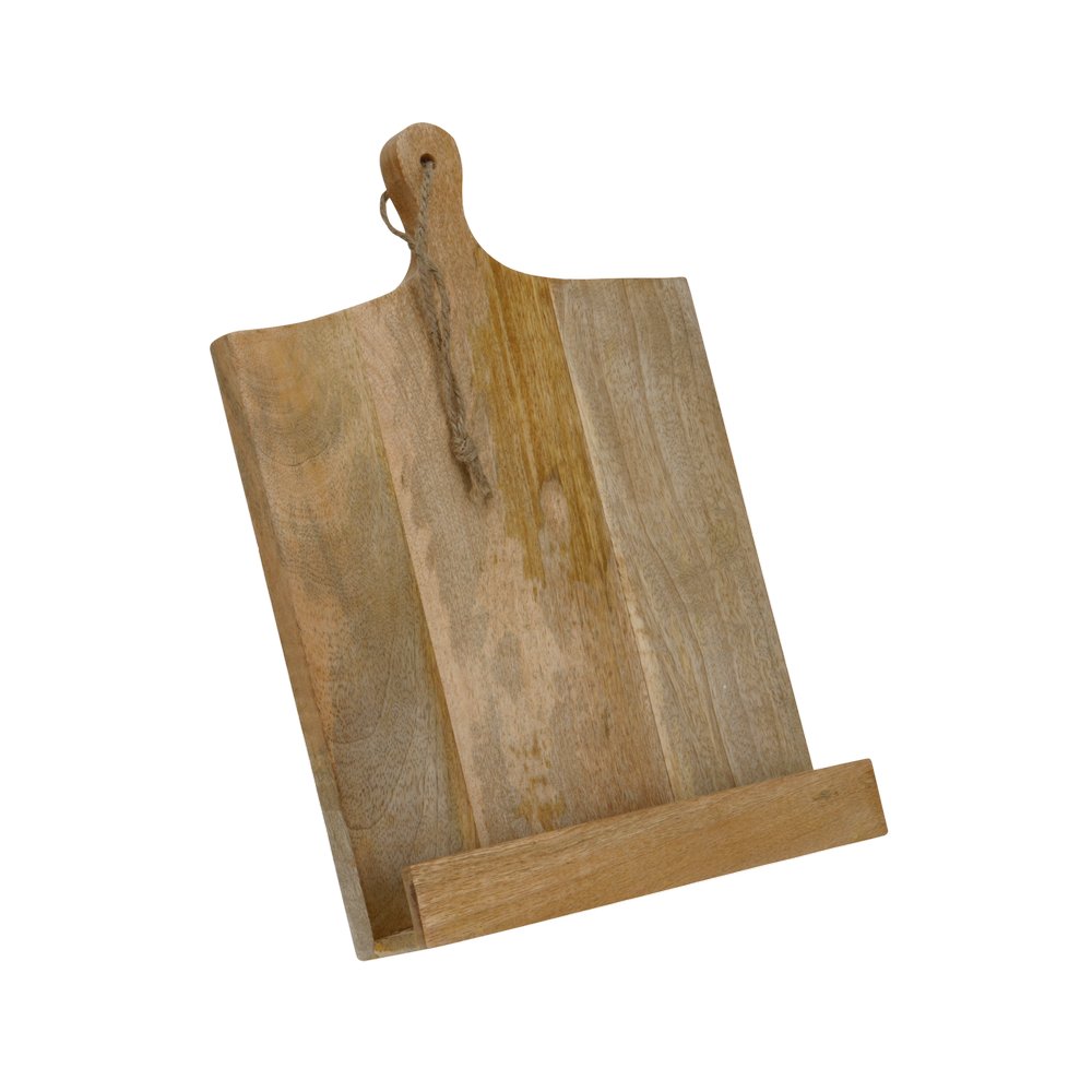Soporte de madera para libro de cocina
