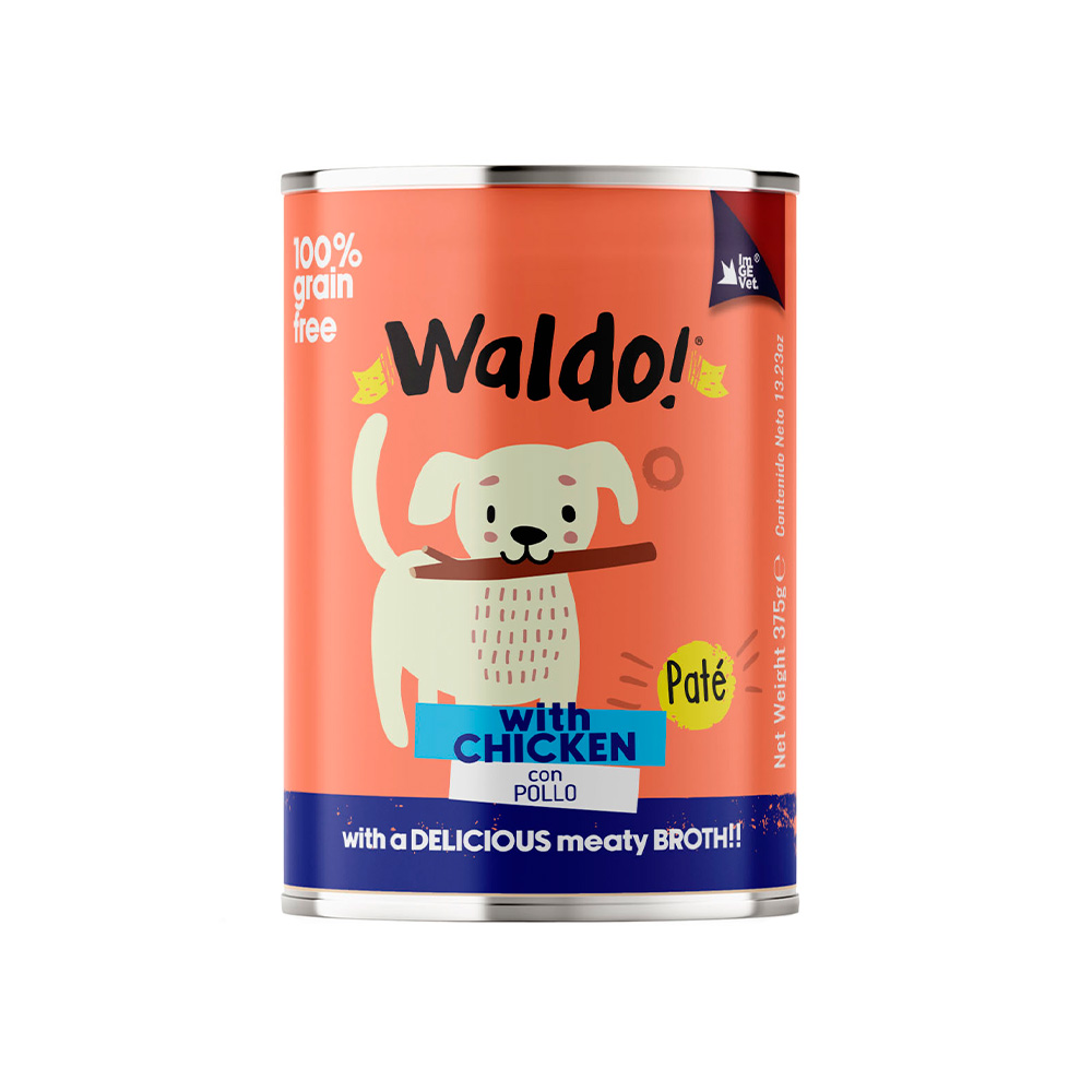 Paté para perro lata 375g sabor a pollo