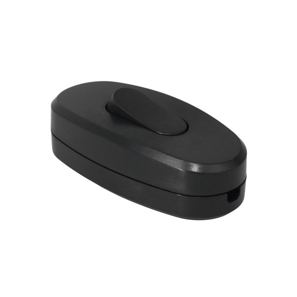 Interruptor de paso 6a 250 vac negro