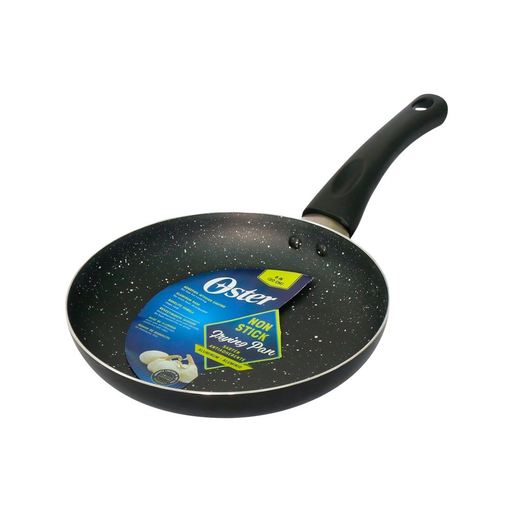 Sartén de aluminio antiadherente de 20 cm color negro
