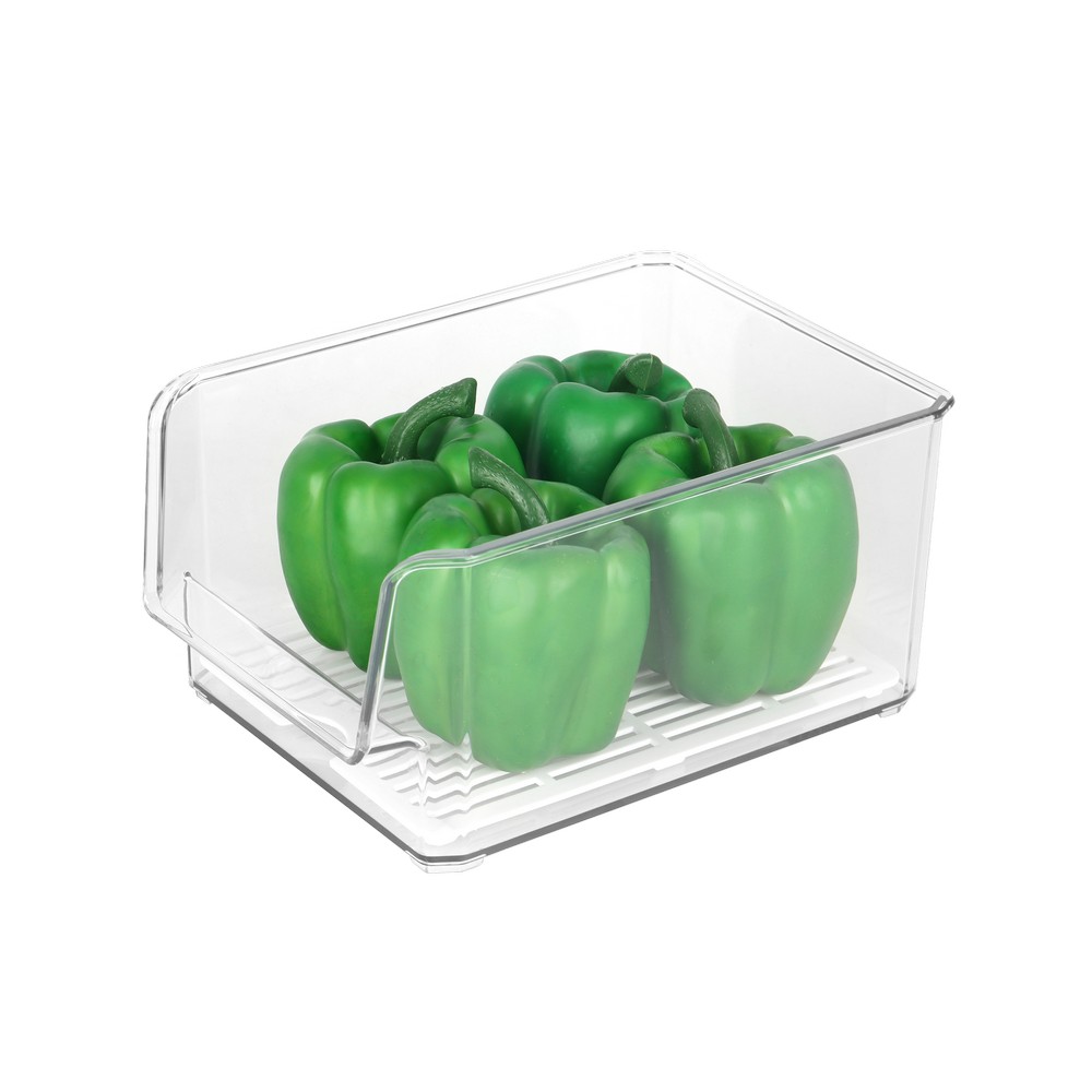 Caja organizadora acrilica para refrigerador 21.8x15.5x11 cm