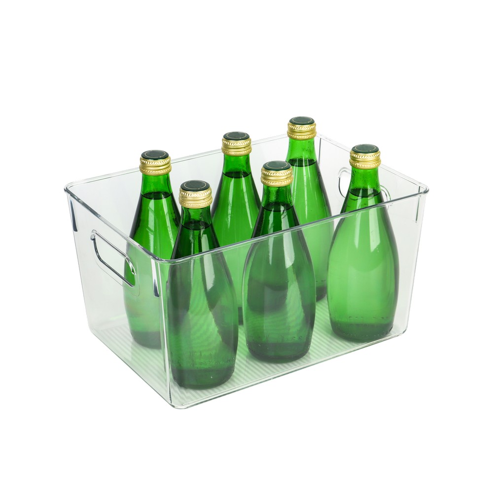 Caja organizadora acrilica para refrigerador 28x20.5x15.5 cm