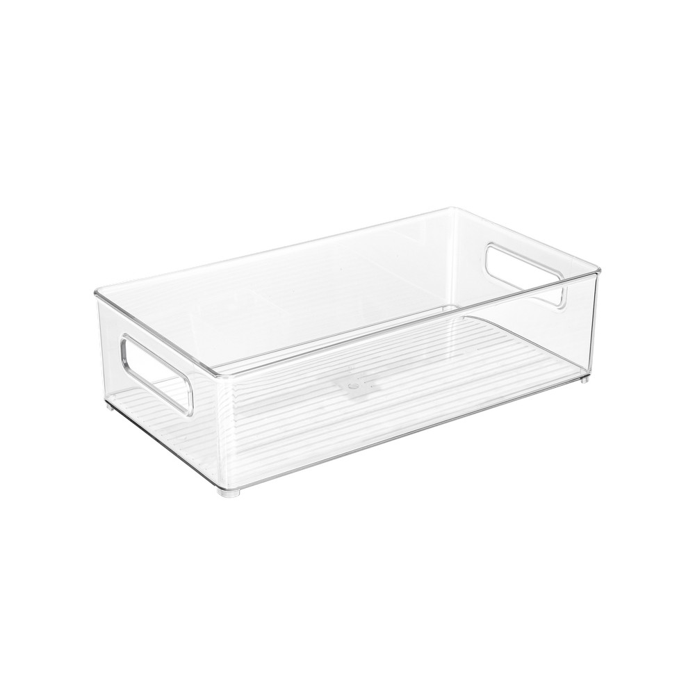 Caja organizadora acrilica para refrigerador 36.7x20x10 cm