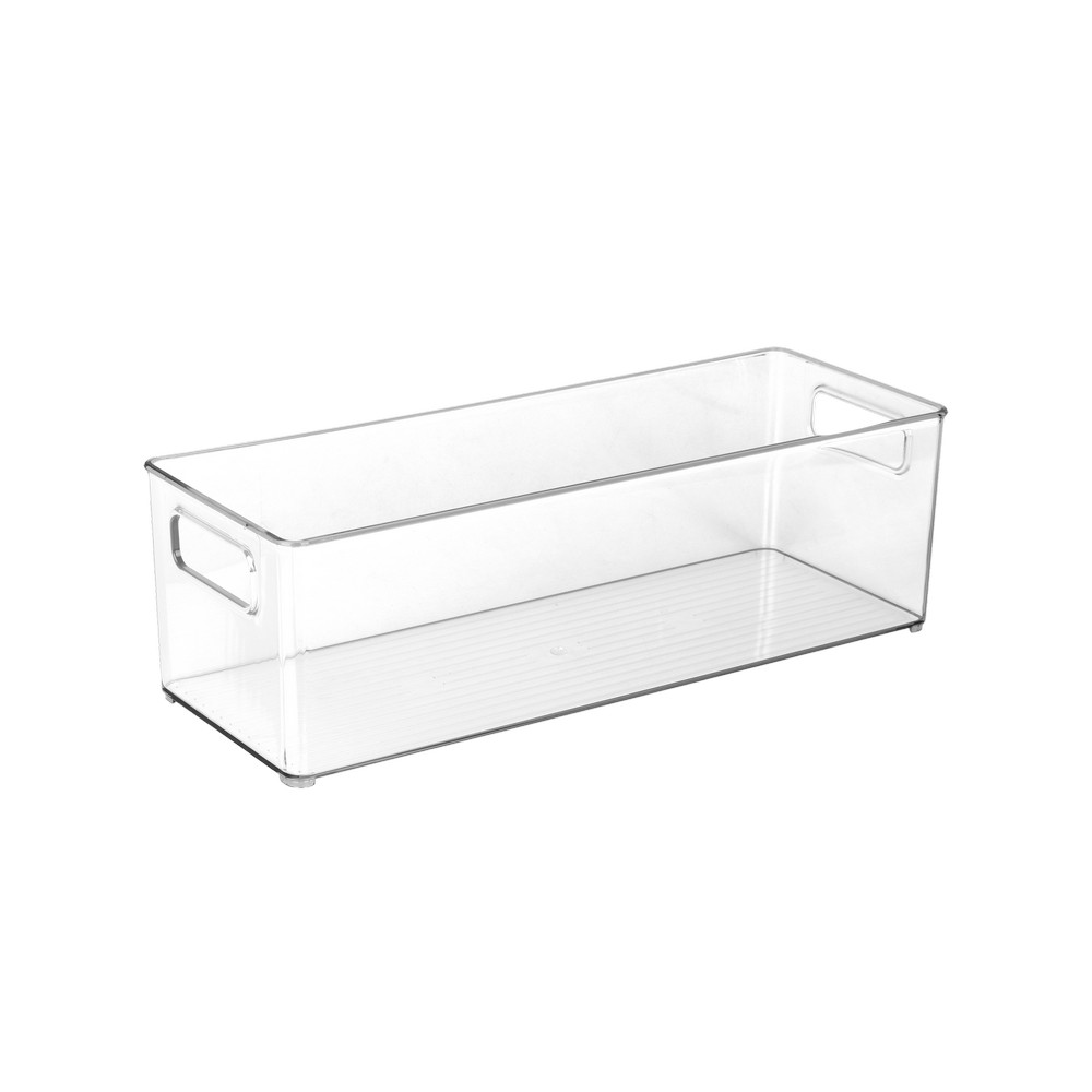Caja organizadora acrilica para refrigerador 40.6x15x12.5 cm
