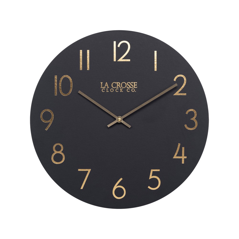 Reloj de pared 40 cm negro