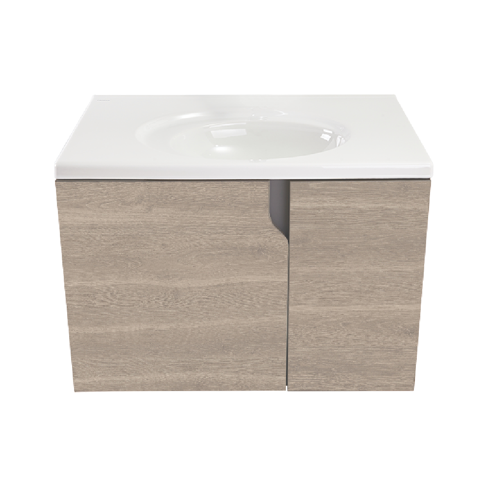 Gabinete con lavamanos elevado 80 cm bardolino