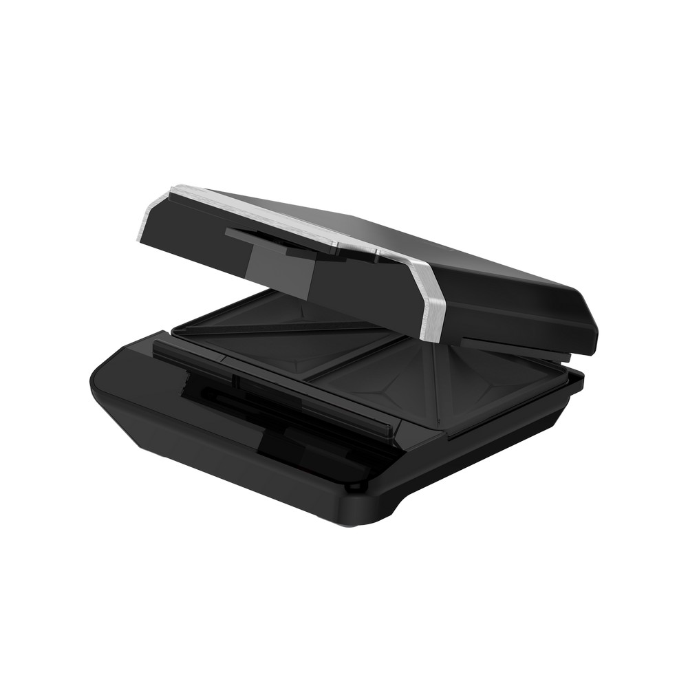 Sandwichera de 750 w color negro