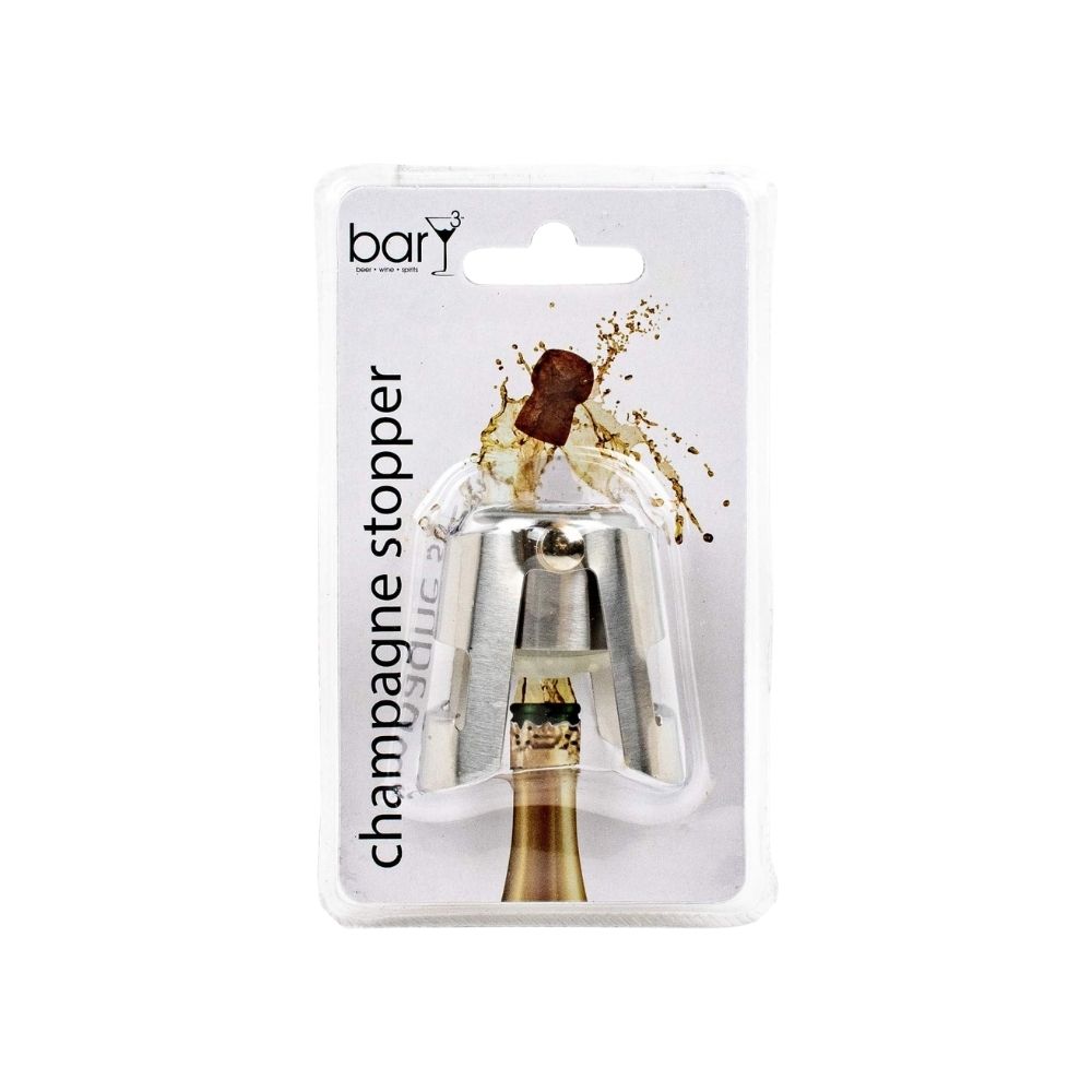 Tapon para botella de champagne de acero inoxidable