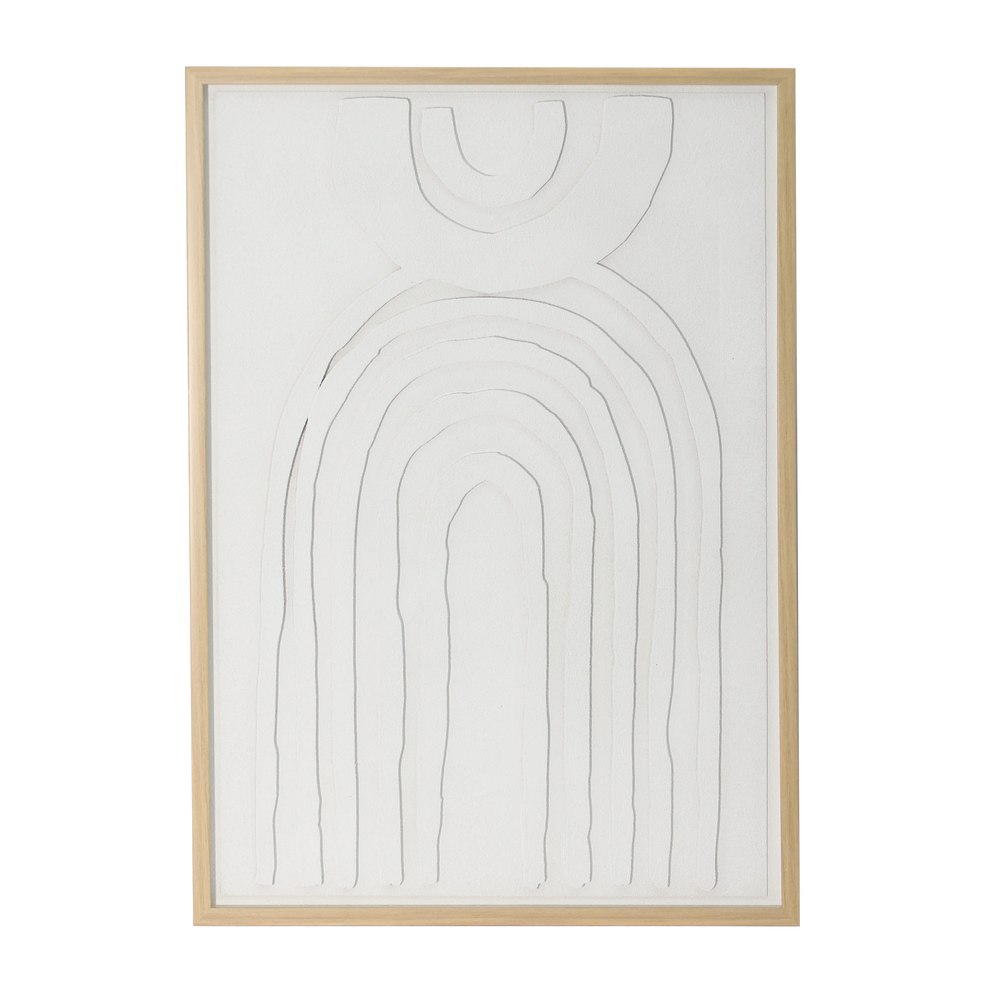 Cuadro decorativo 50x70 cm bobby blanco