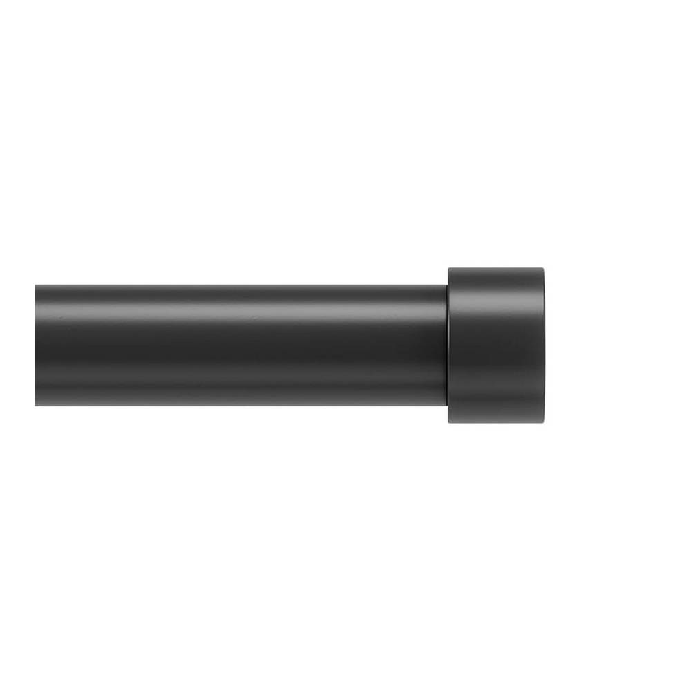 CORTINERO UMBRA CAPPA 1 PULG 36-66 NEGRO