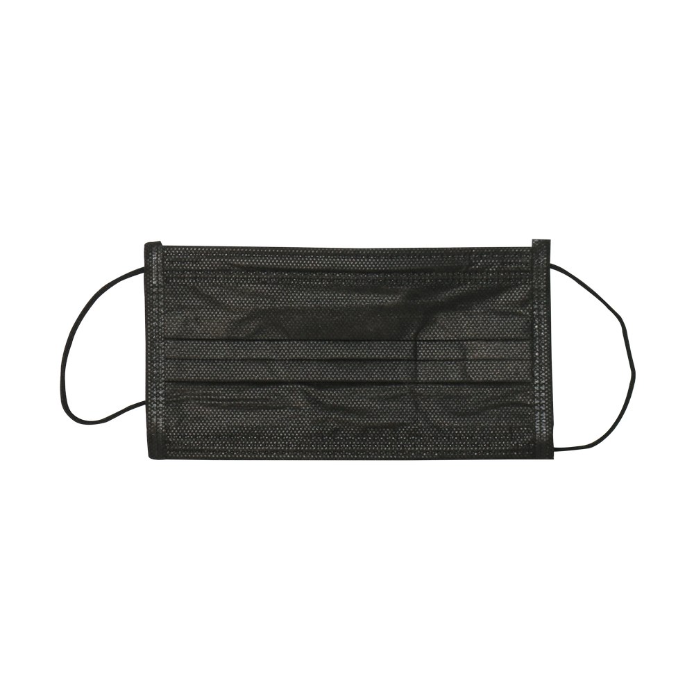 Mascarilla desechable tipo quirurgica negra s/50