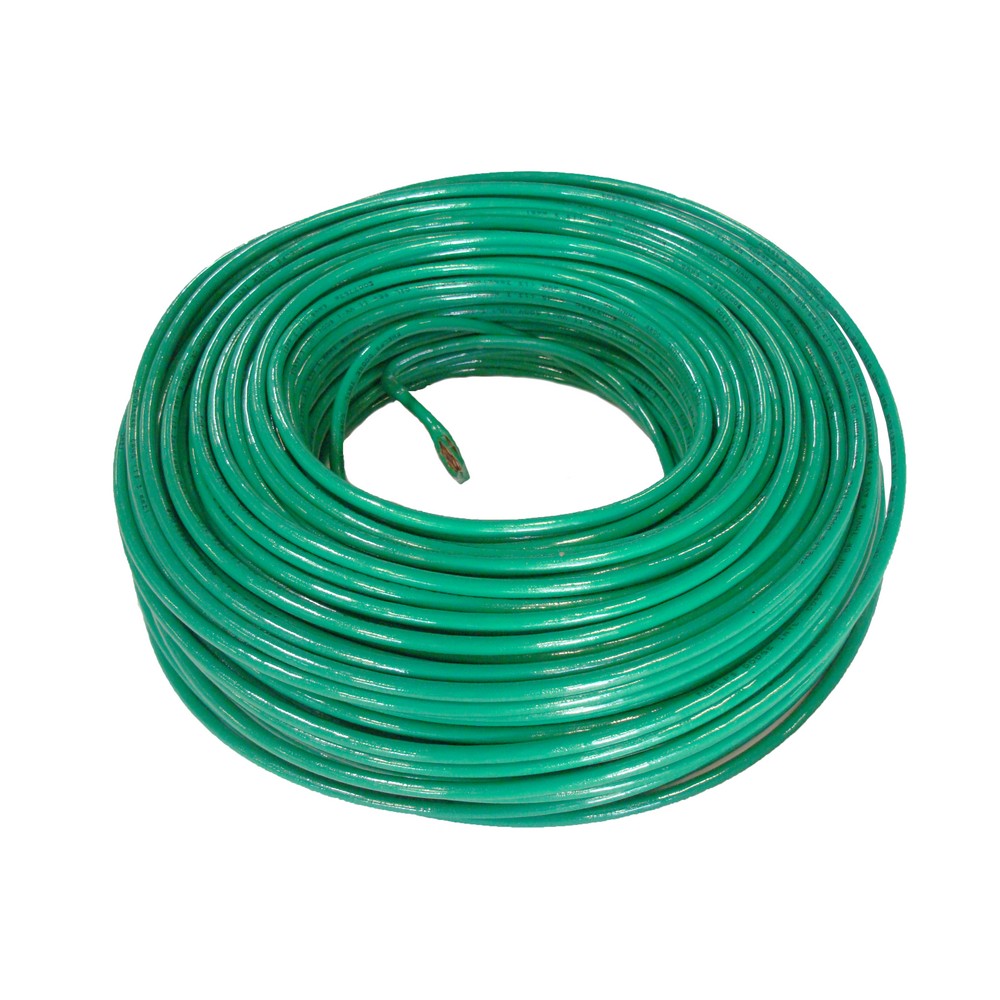 Cable electrico thhn 6 (13.3 mm2) verde