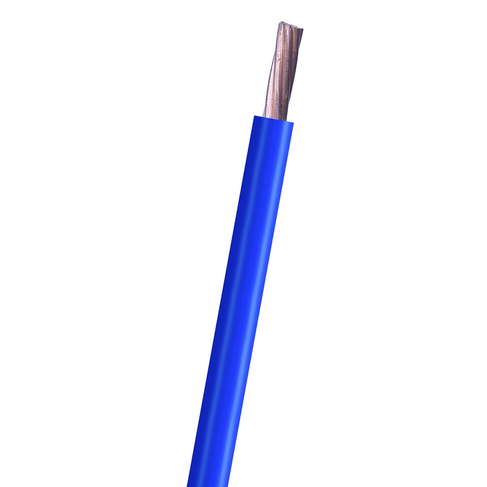 Cable electrico thhn 6 (13.3 mm2) azul
