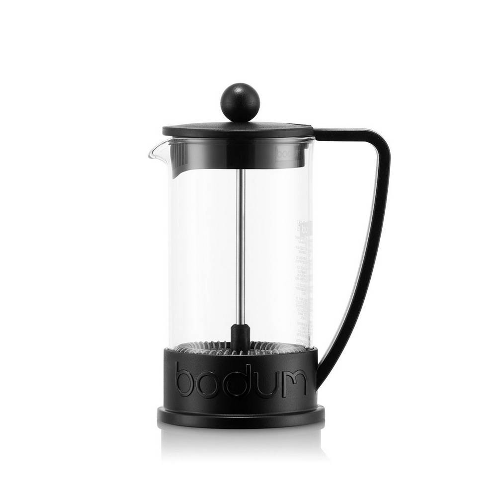 Prensa francesa de vidrio 355 ml negro