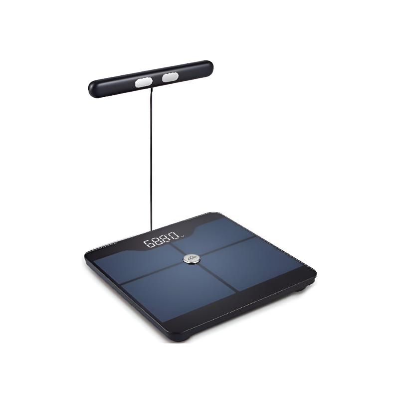 Báscula para baño digital de bluetooth 180 kg color negro