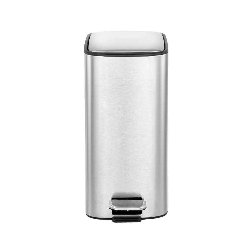 Basurero de pedal de acero inoxidable 11.5 l