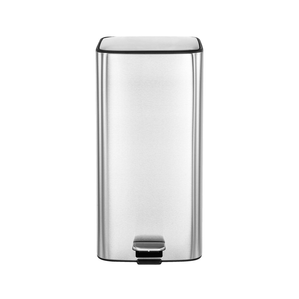 Basurero de pedal de acero inoxidable 28 l