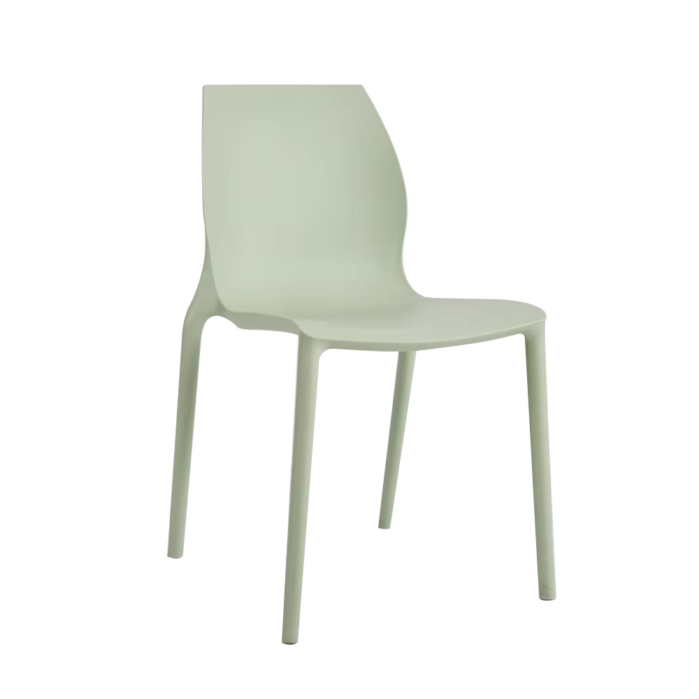 Silla plástica moderna sin brazos 54 x 45 x 81 cm