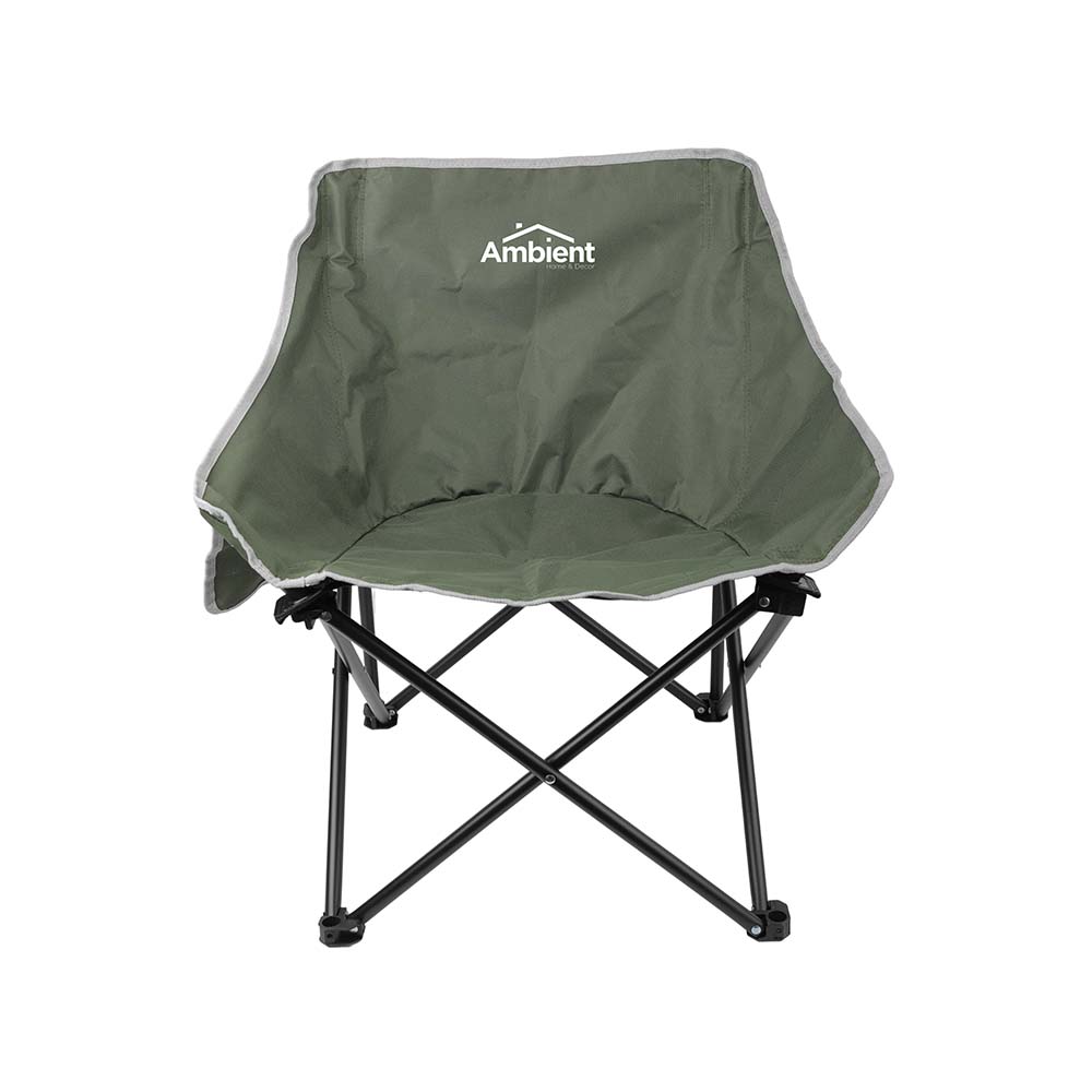Silla para camping de poliester 40x40x44 cm verde