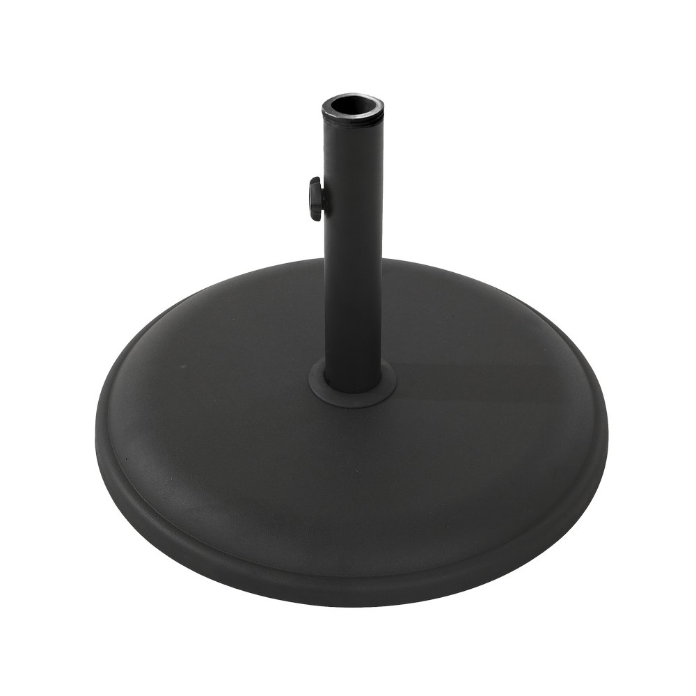 Base para sombrilla sombrilla de hormigón 16 kg negro