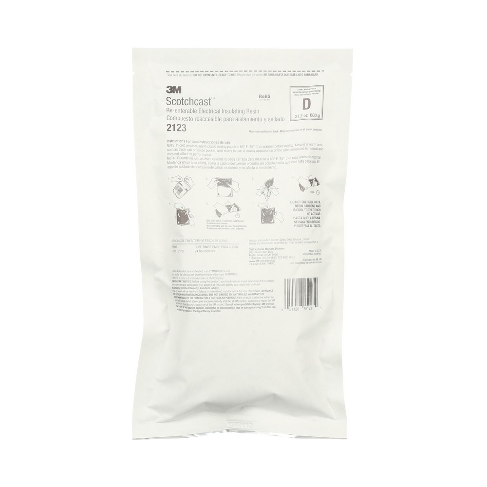 Resina aislante electrica reaccesible 21.2 oz