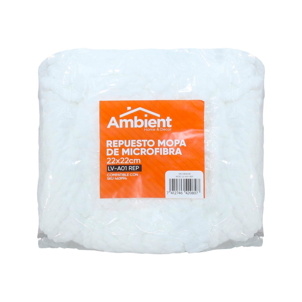 Repuesto mopa de microfibra