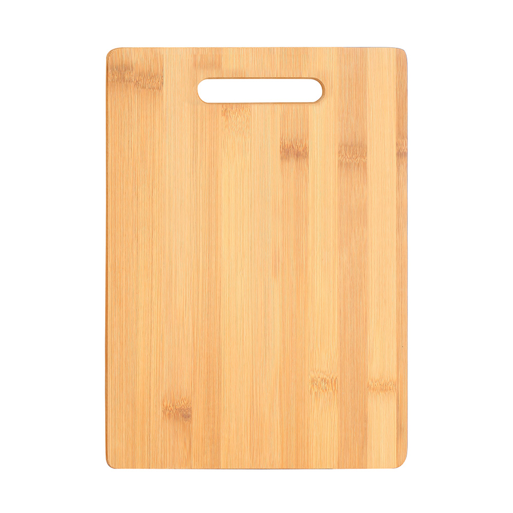 Tabla para picar rectangular de bambú 38x28x0.9 cm