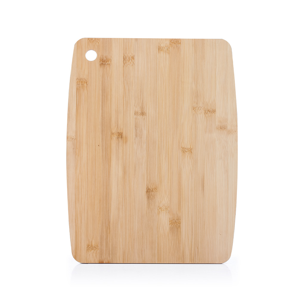 Tabla para picar rectangular de bambú 38x28x0.9 cm