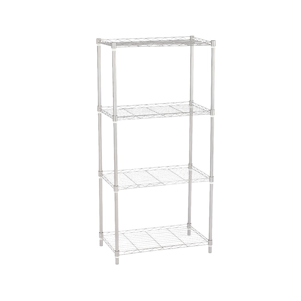 Estante multiusos de 4 niveles de hierro 56x35x120 cm