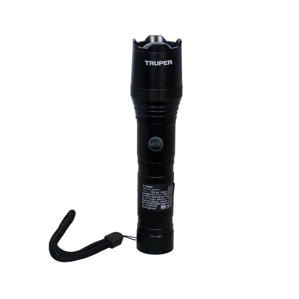 Lampara de mano recargable 650lm truper 101330