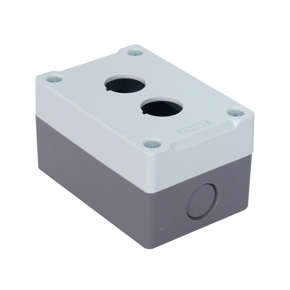 Caja plastica de 2 espacio 22 mm