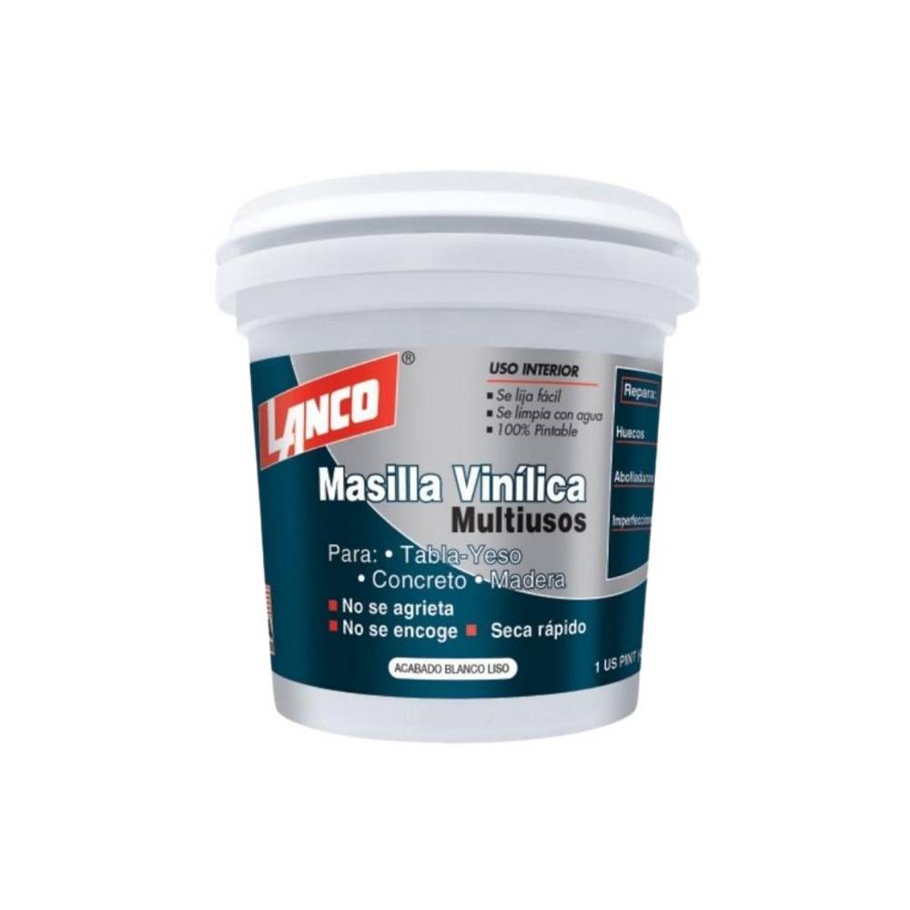 Masilla vinilica para interiores doy pack