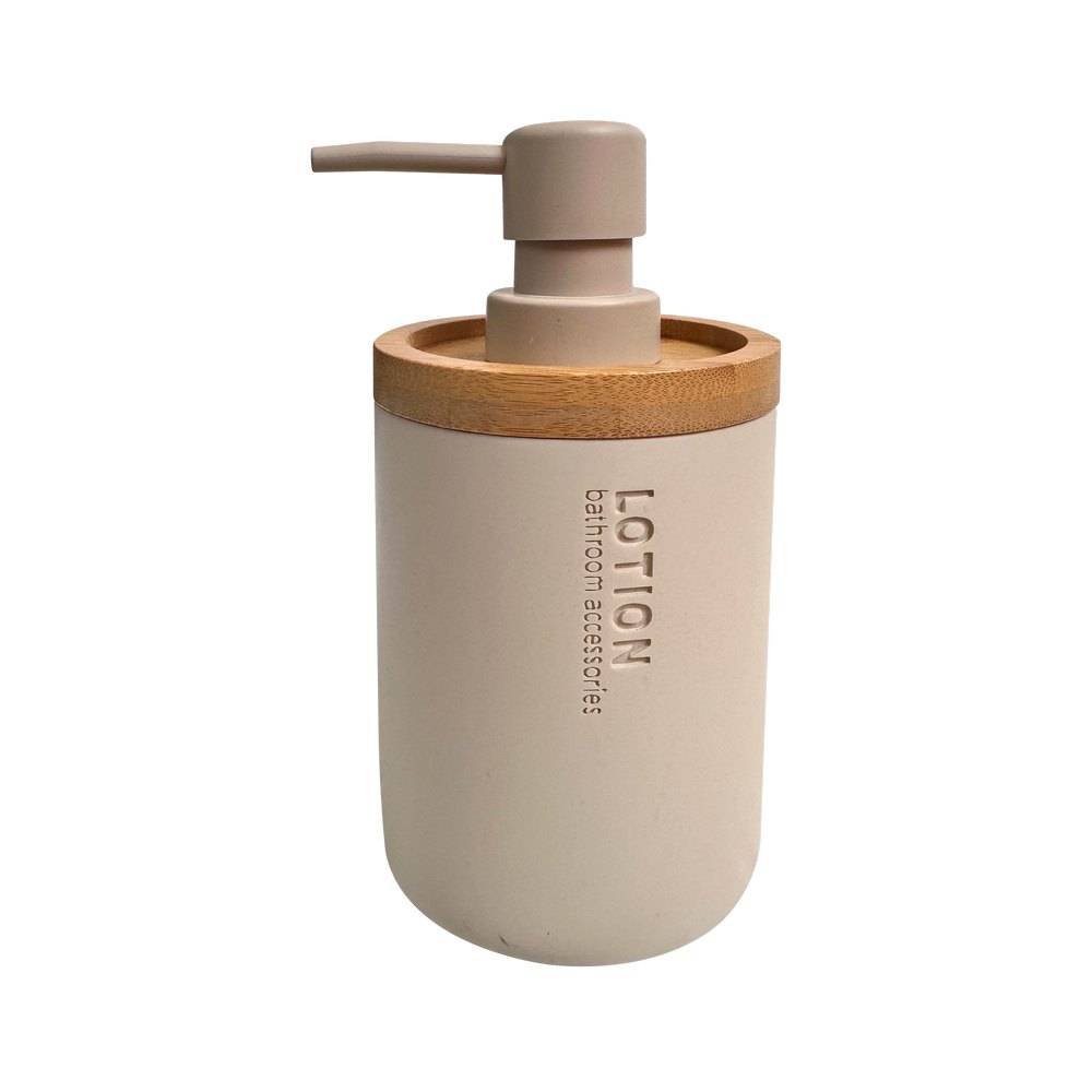 Jabonera para liquido poliresina 280 ml beige