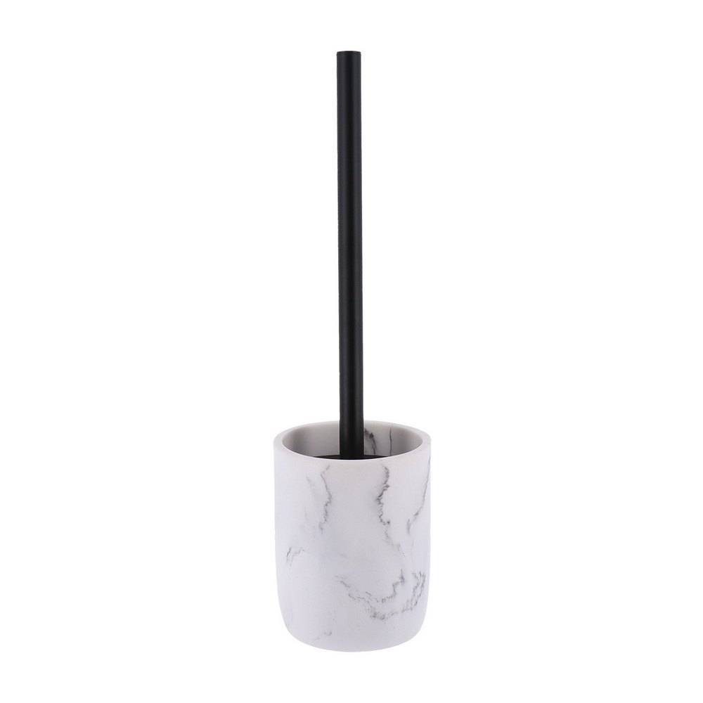 Cepillo para baño de poliresina con mango marmol