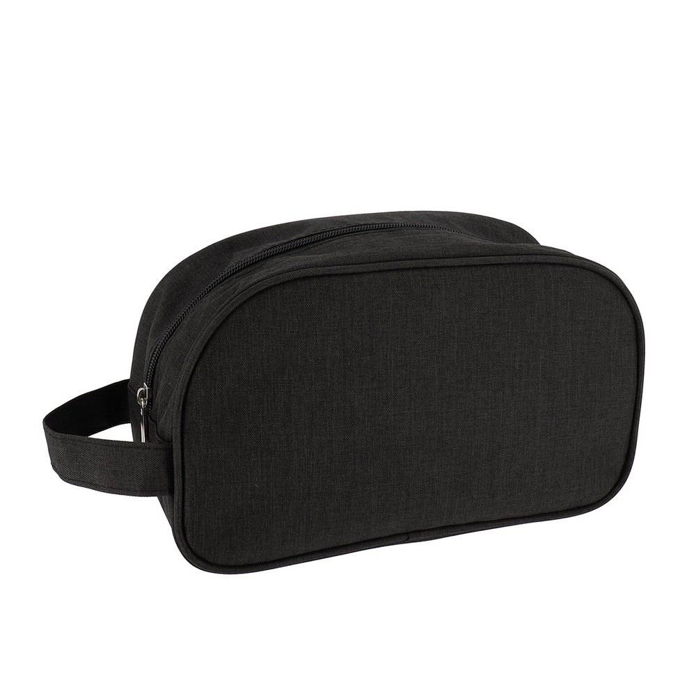 Bolsa organizadora rectangular de poliester negro