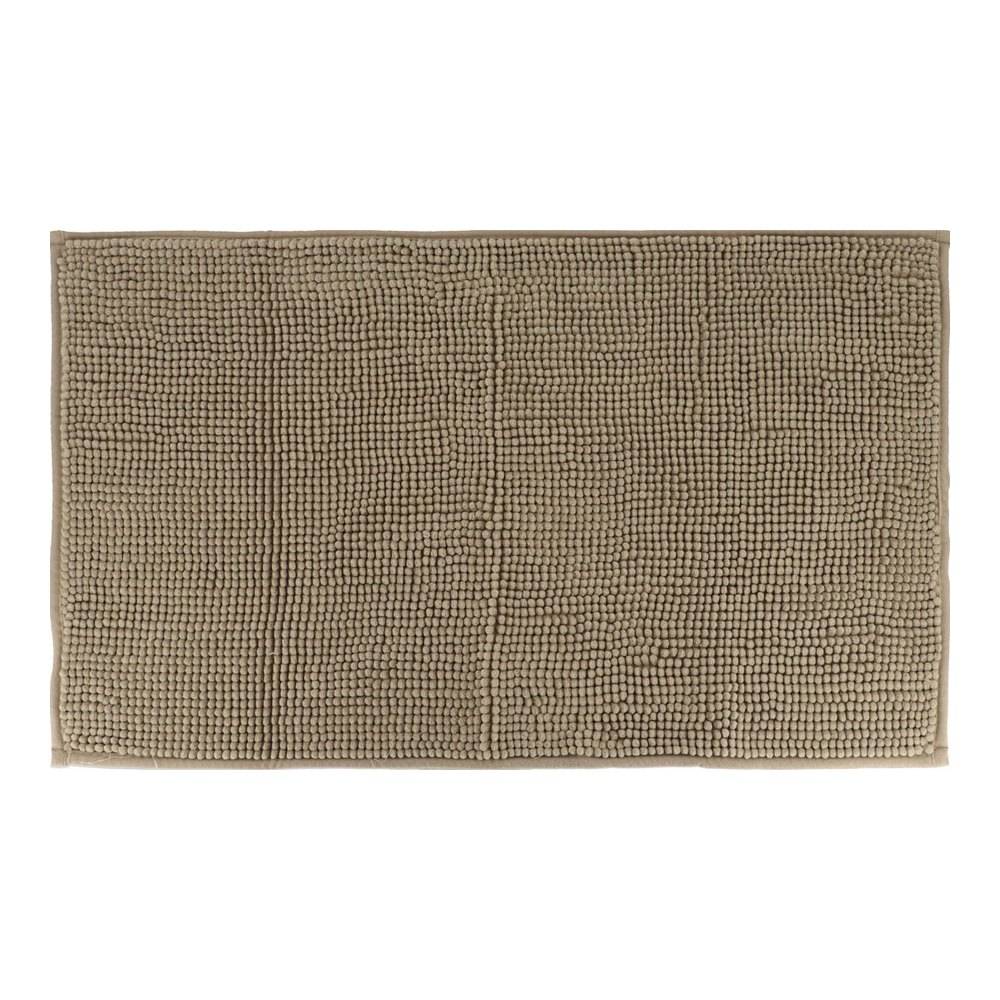 Alfombra para baño de microfibra 45x75 cm topo