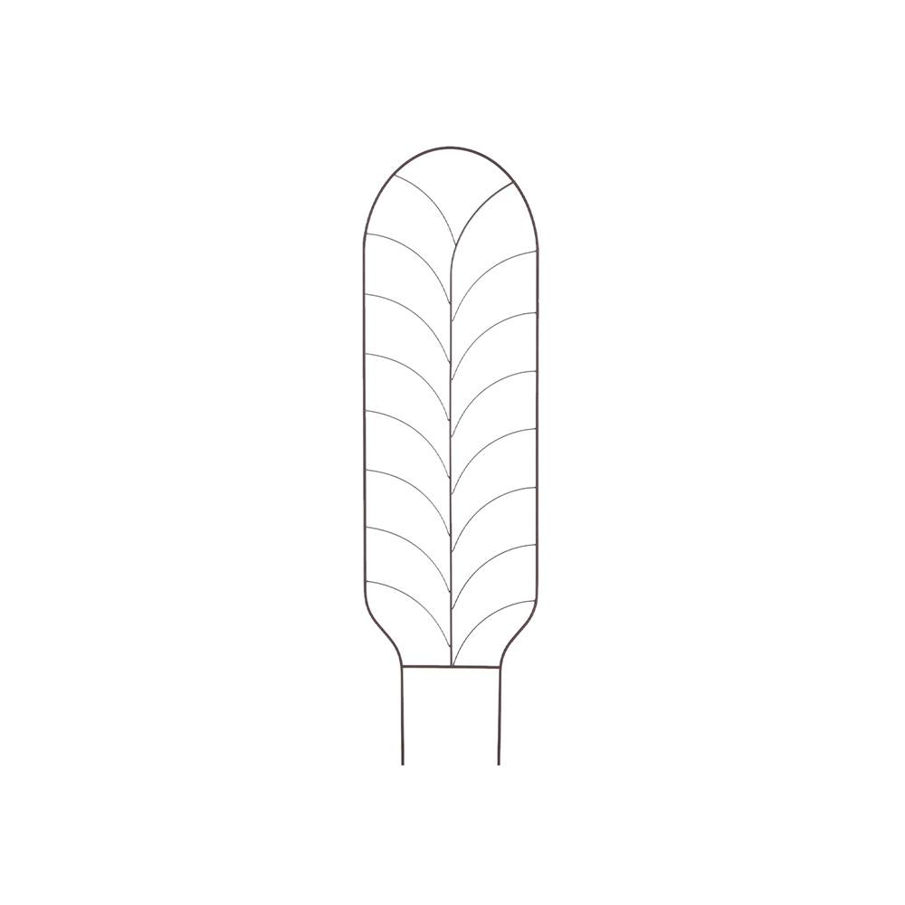 Valla decorativa para jardin 42x150 cm gris