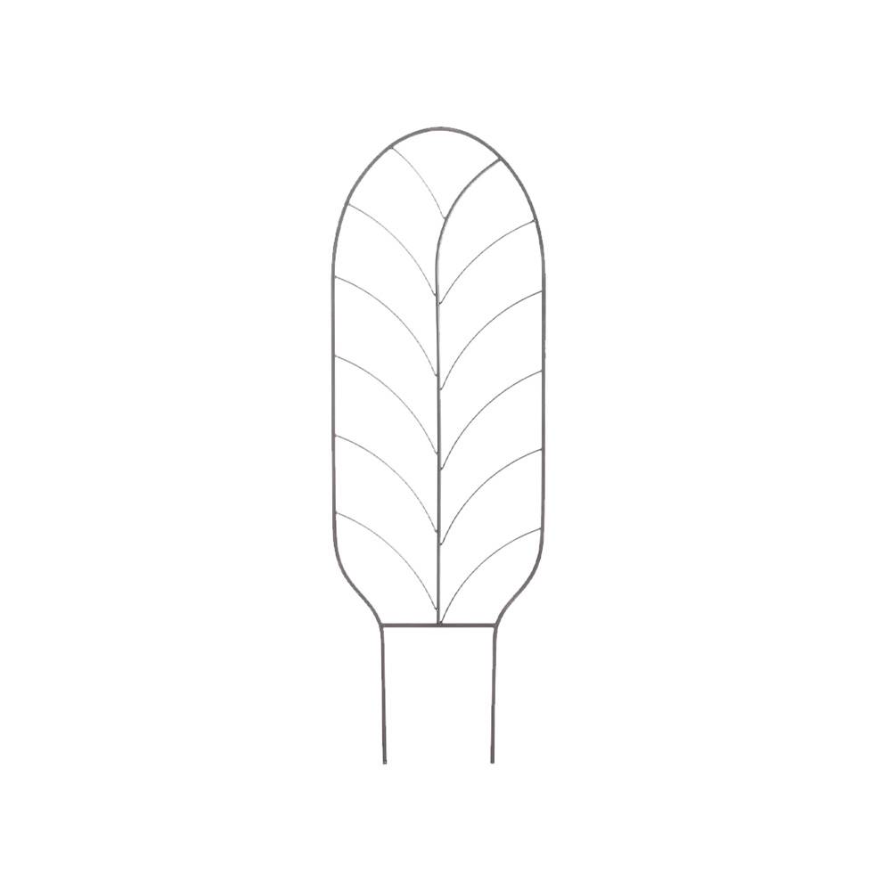 Valla decorativa para jardin 36x110 cm gris
