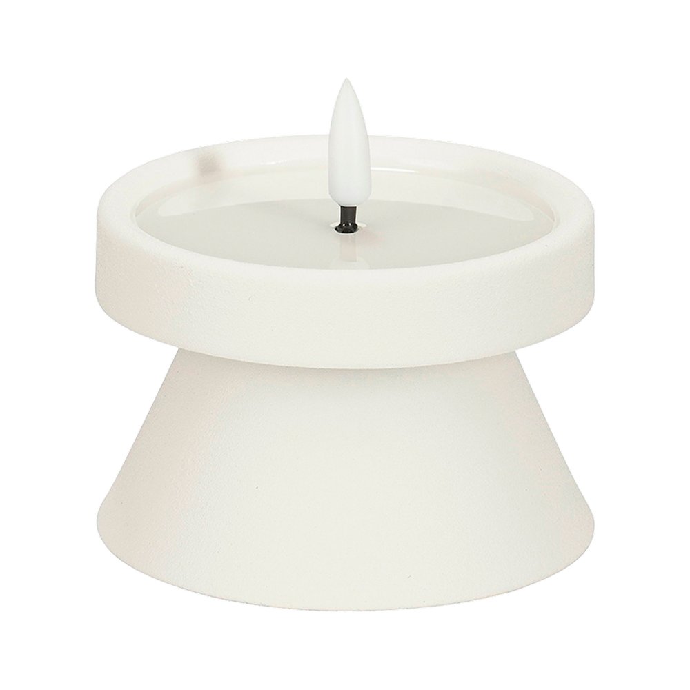 Lámpara led de batería con temporizador 6.5 cm blanco