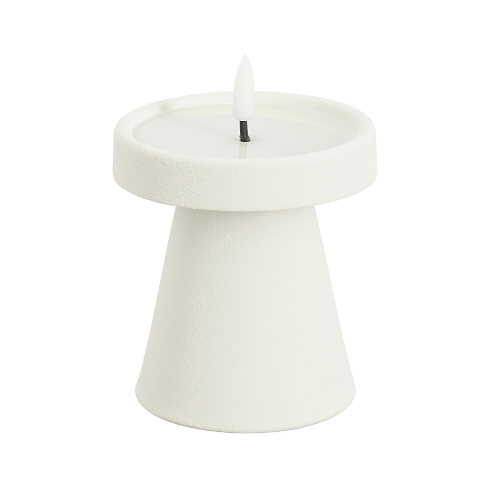 Lámpara led de batería con temporizador 10 cm blanco