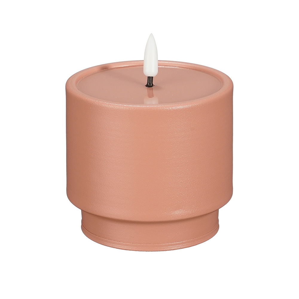 Lámpara led de batería con temporizador 8.5 cm rosado