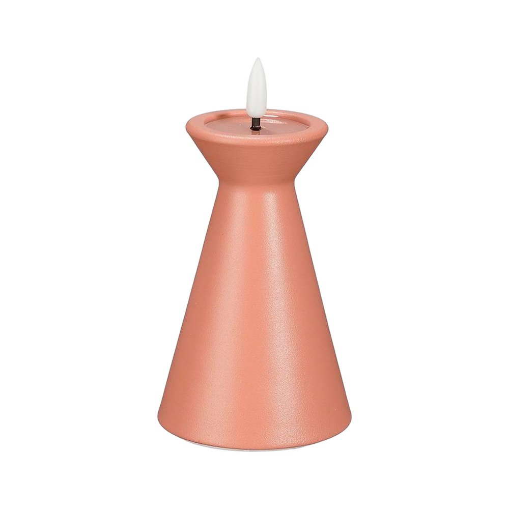 Lámpara led de batería con temporizador 12.5 cm rosado
