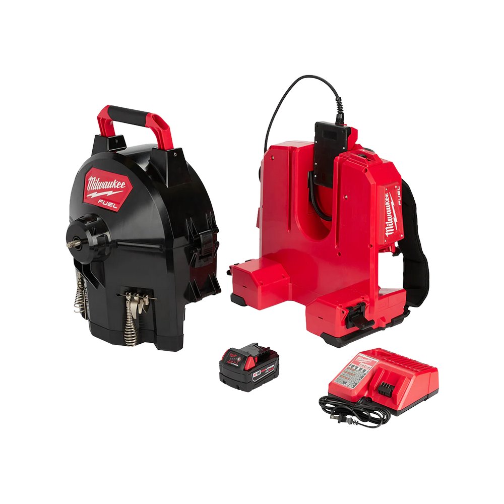Destapador a bateria con cable 5/16-5/8 pulg (7.93-15.87 mm) 18v 5.0ah fuel