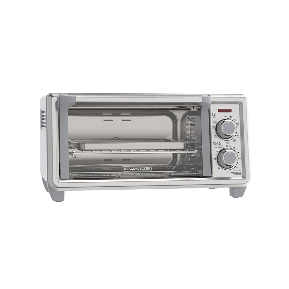Horno tostador 4 rebanadas 120v metal/gris