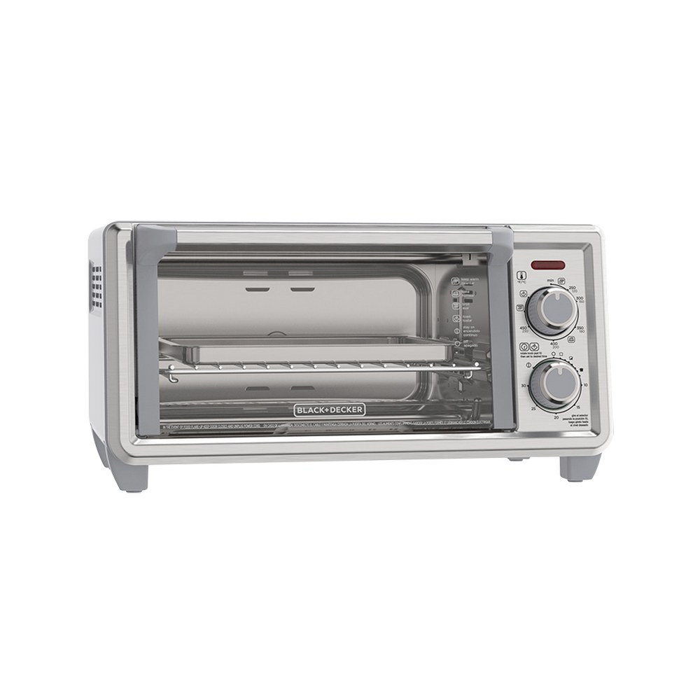Horno tostador 4 rebanadas 120v metal/gris