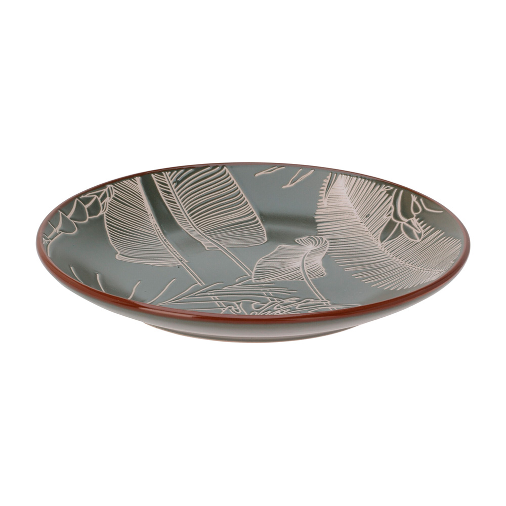 Plato de ceramica surtido de 2 diseños