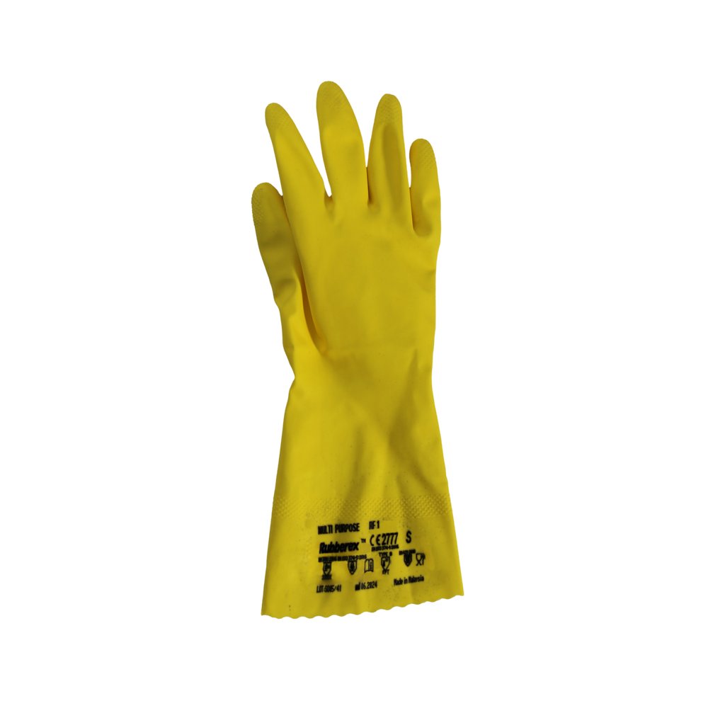 Guantes multiusos flocado talla l