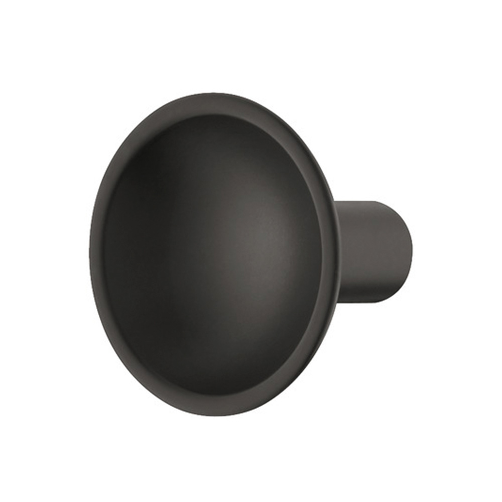 Pomo zinc negro mate 1.2x3cm
