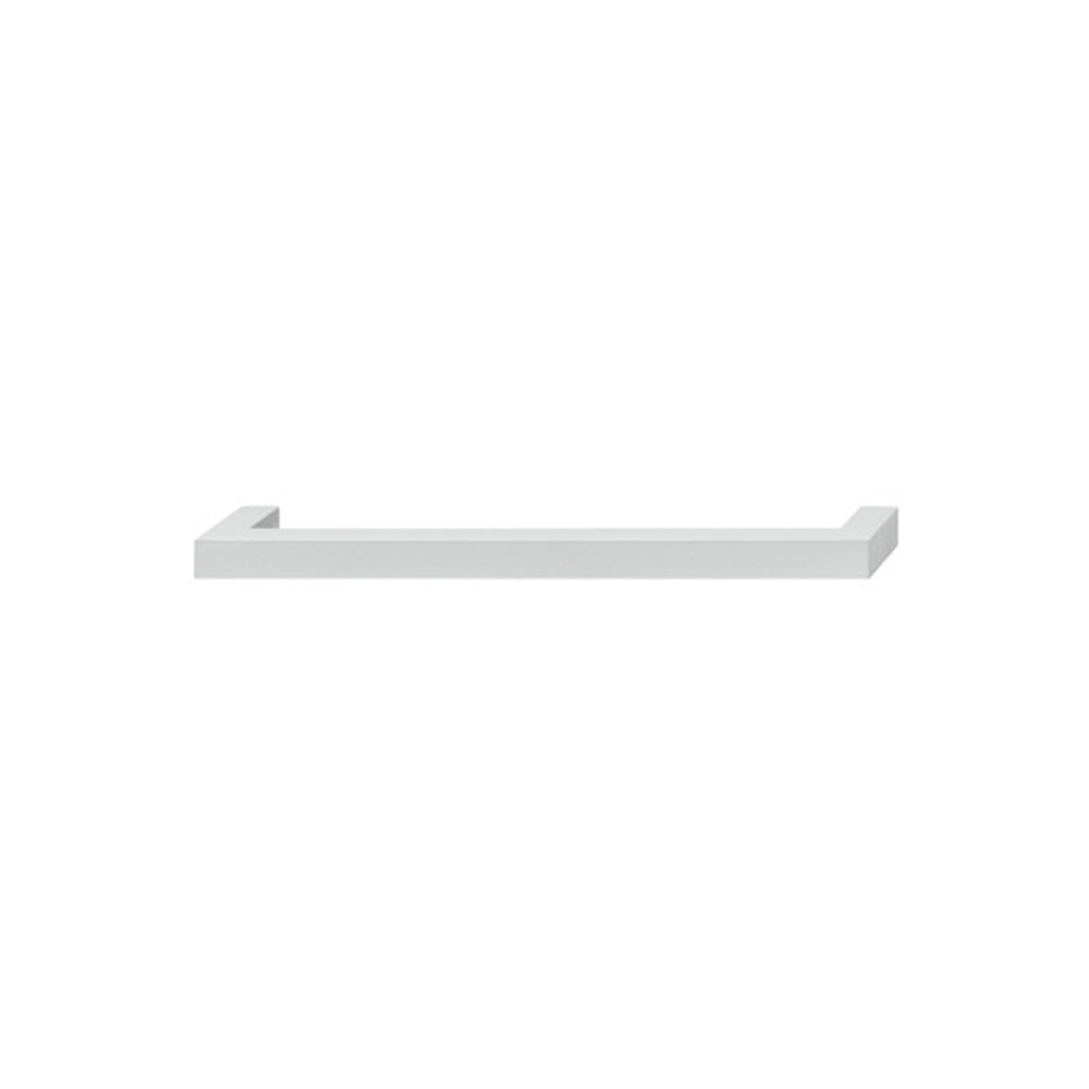 Haladera aluminio anodizado plateado 17.2x3.5cm